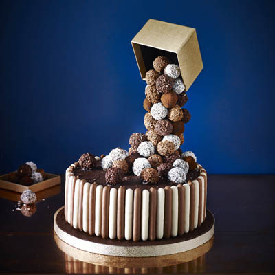 Cascading Chocolate Truffle Cake