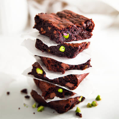 Chocolate Pistachio Brownies