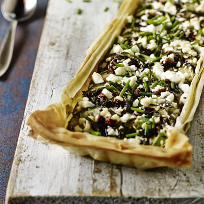 Feta and Zucchini Tart