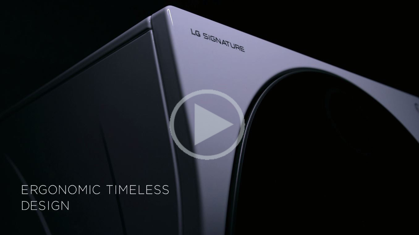 LG signature ergonomic design washer