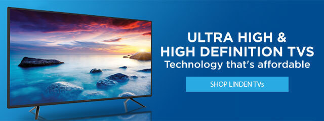 Linden UHD and HD LED LCD TVs give you great image quality at an affordable price point. Only at The Good Guys.