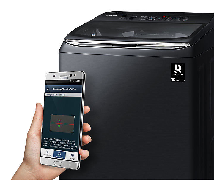 Samsung Smart Washer troubleshooting app
