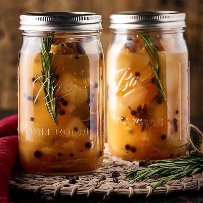 Spiced Pickled Pears